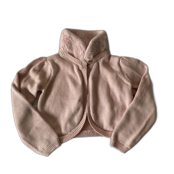 Gymboree Faux Fur Shrub Vest Girls 3T Pink Winter Cozy Party Holiday Dressy - Picture 5 of 5